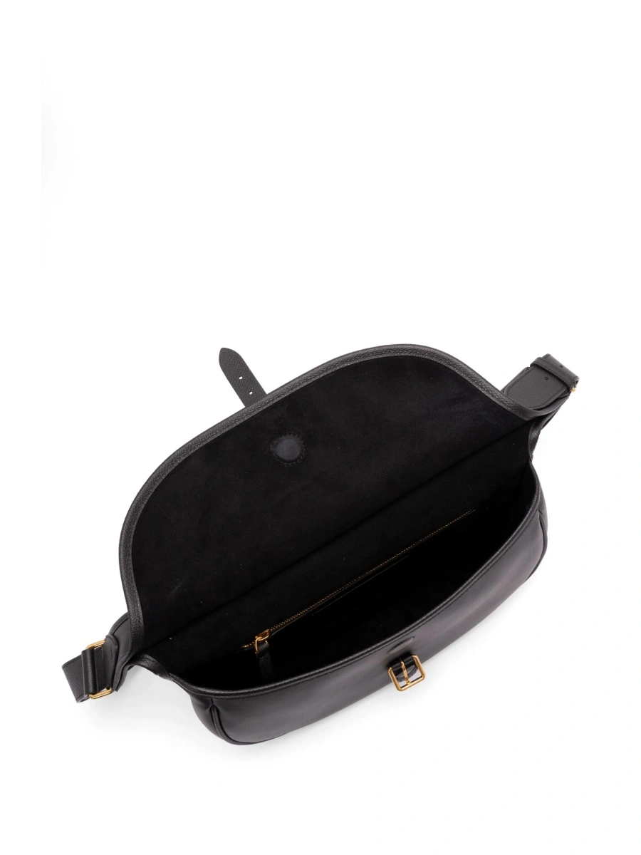 Borseta Valentino Garavani neagra din piele - Img 4