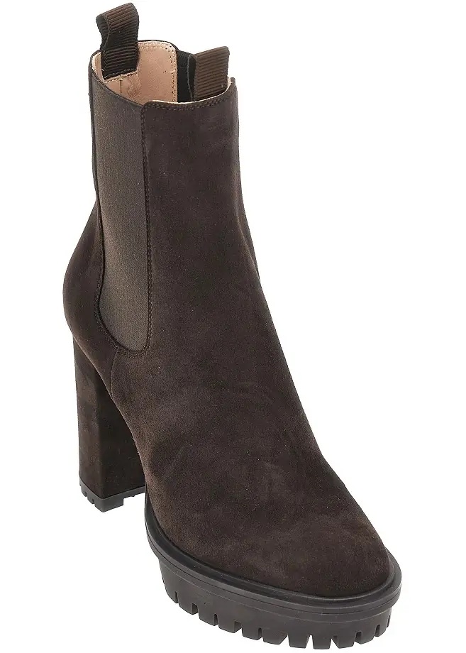 Botine 'Barry' suede leather booties - Img 2