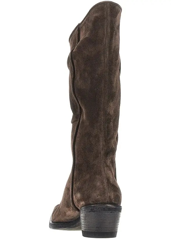 Botine 'Clive' suede leather Western boots - Img 3