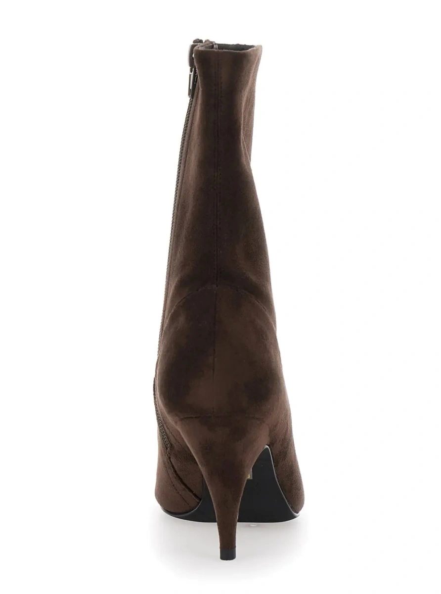 Botine Jeffrey Campbell maro din piele - Img 4