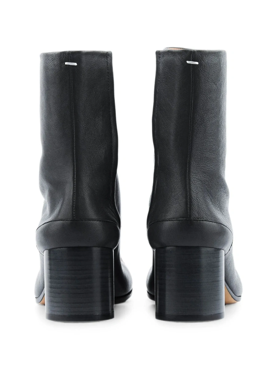 Botine Maison Margiela gri din piele - Img 7