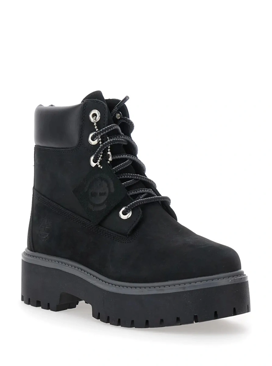 Botine Timberland negre din piele - Img 2