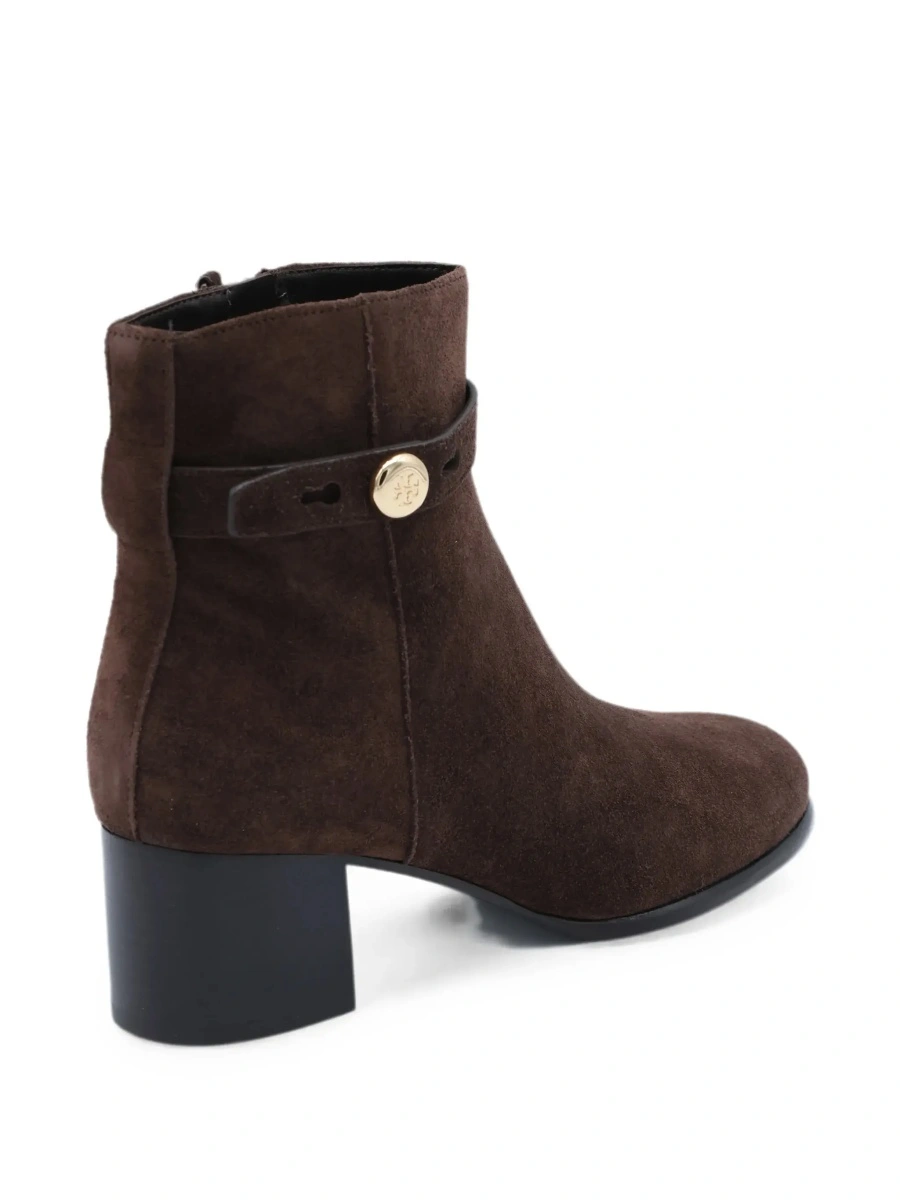 Botine Tory Burch maro din piele intoarsa - Img 6