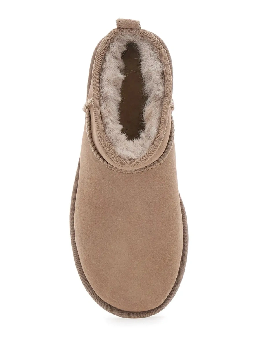 Botine UGG bej din piele intoarsa - Img 4