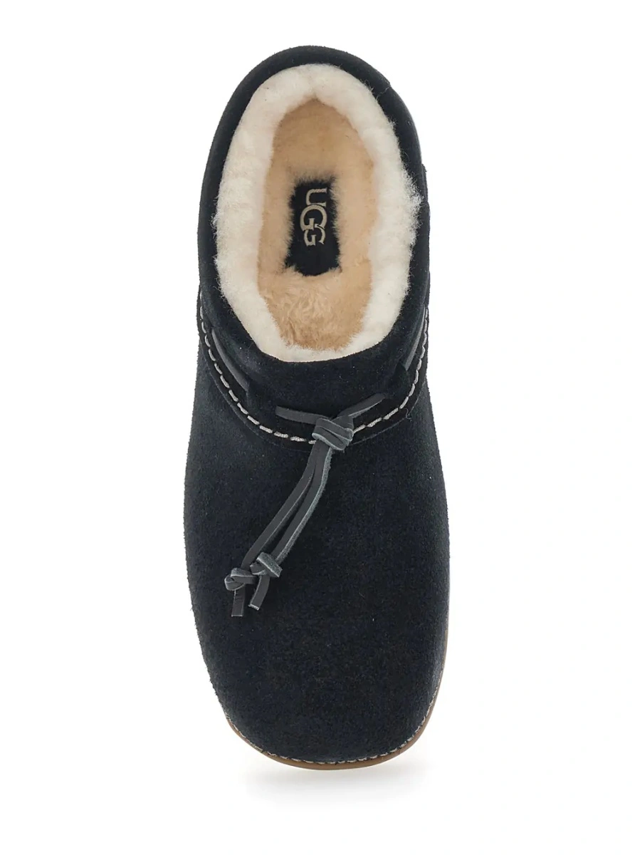 Botine UGG negre din piele intoarsa - Img 4