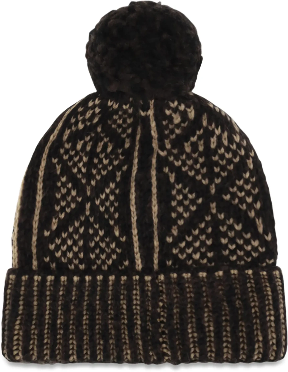 Caciula Alpaca, wool and nylon blend Beanie with Pom-Pom - Img 2