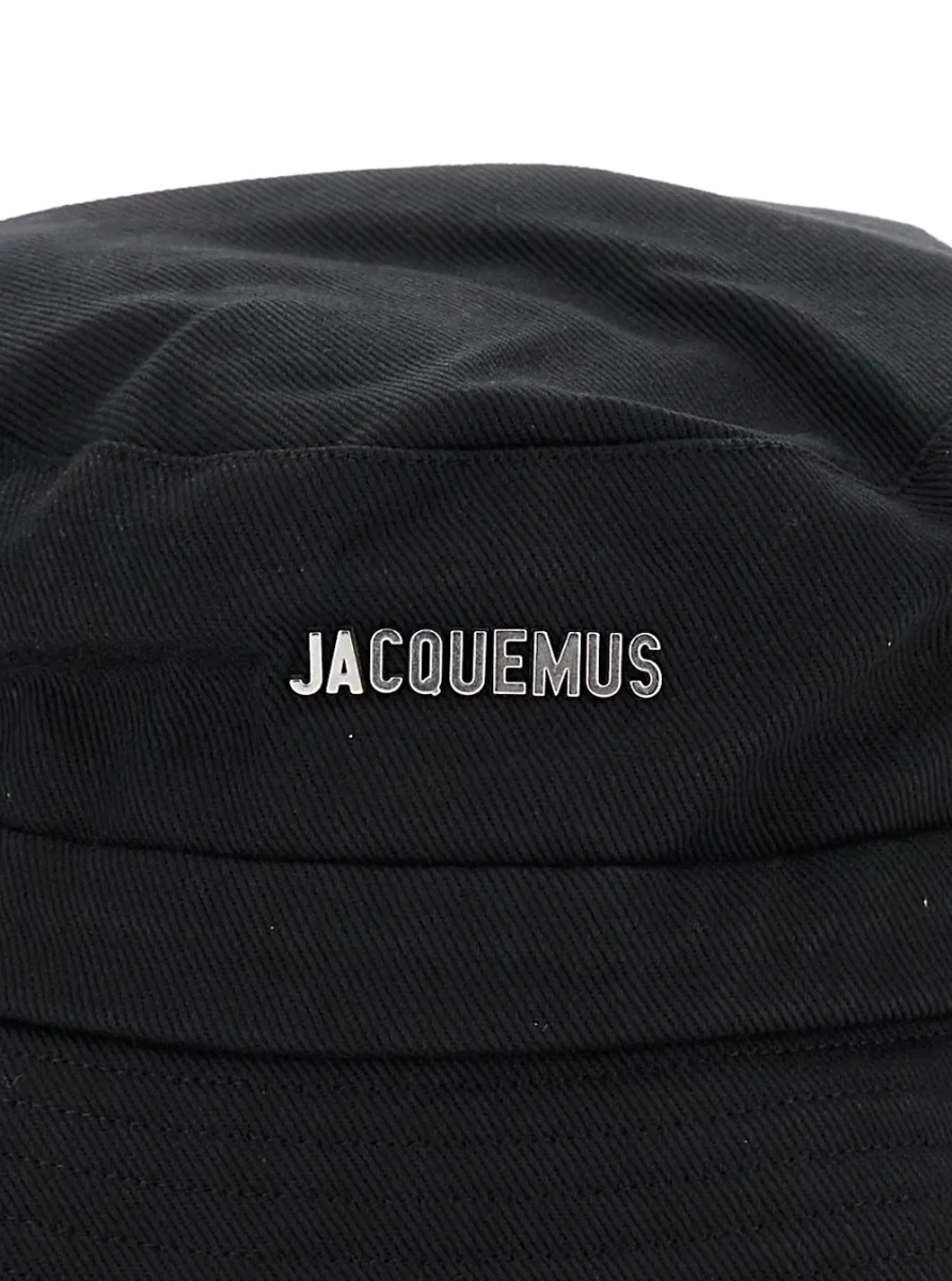 Caciula JACQUEMUS neagra din bumbac 'Le Bob Gadjo' - Img 3