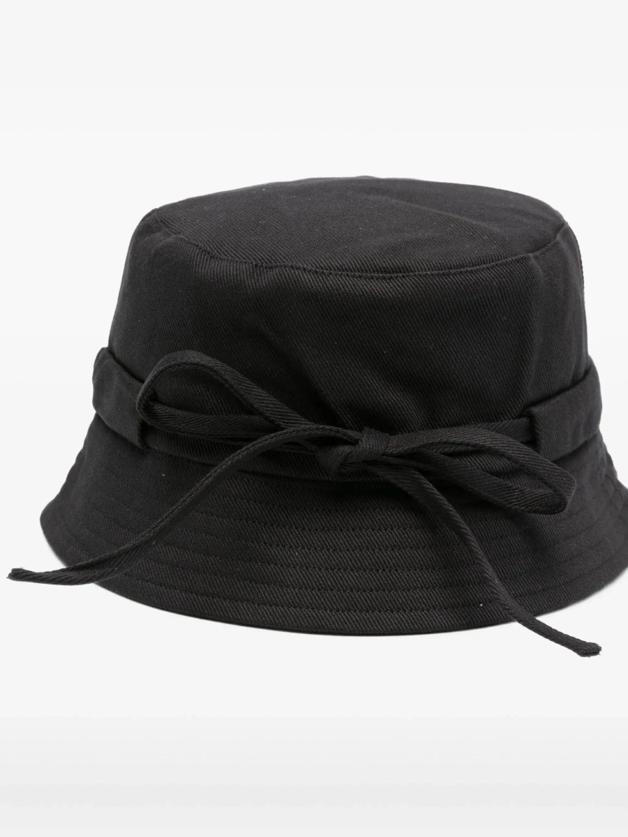 Caciula JACQUEMUS neagra din bumbac 'Le Bob Gadjo' - Img 4