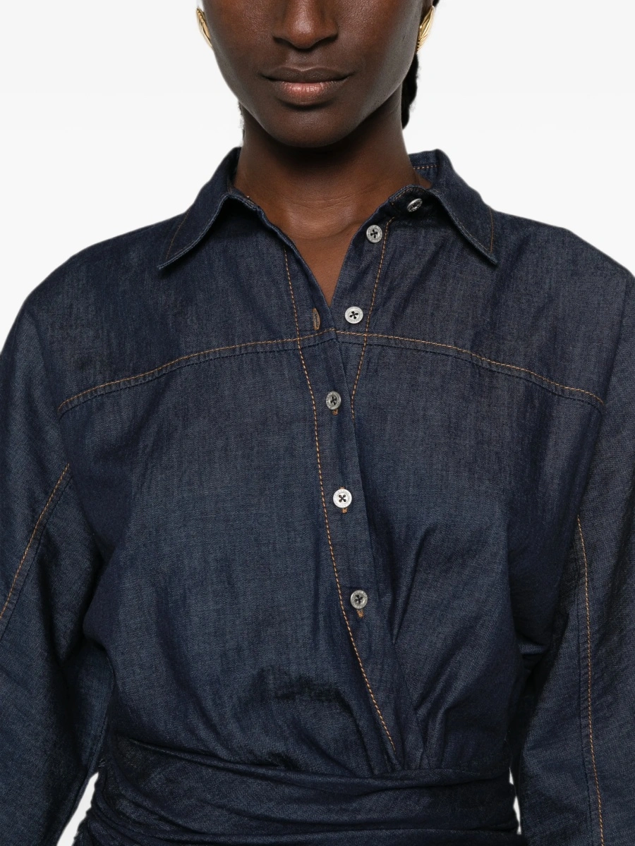 Camasa 7 For All Mankind albastra - Img 5