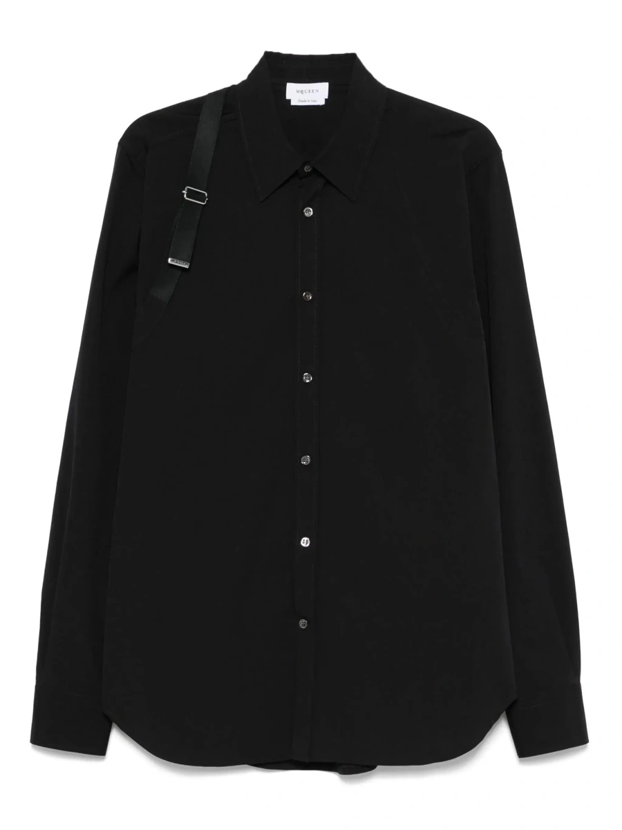 Camasa Alexander McQueen neagra din bumbac - Img 8