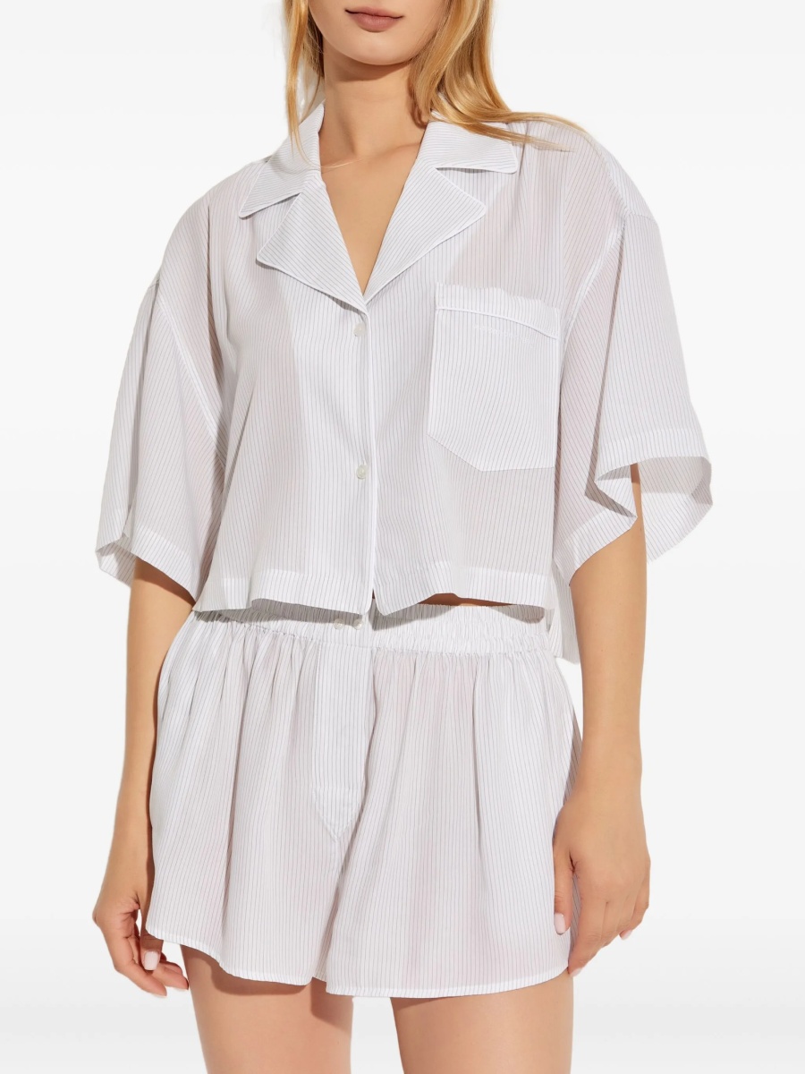 Camasa Alexander Wang alba din lyocell - Img 3