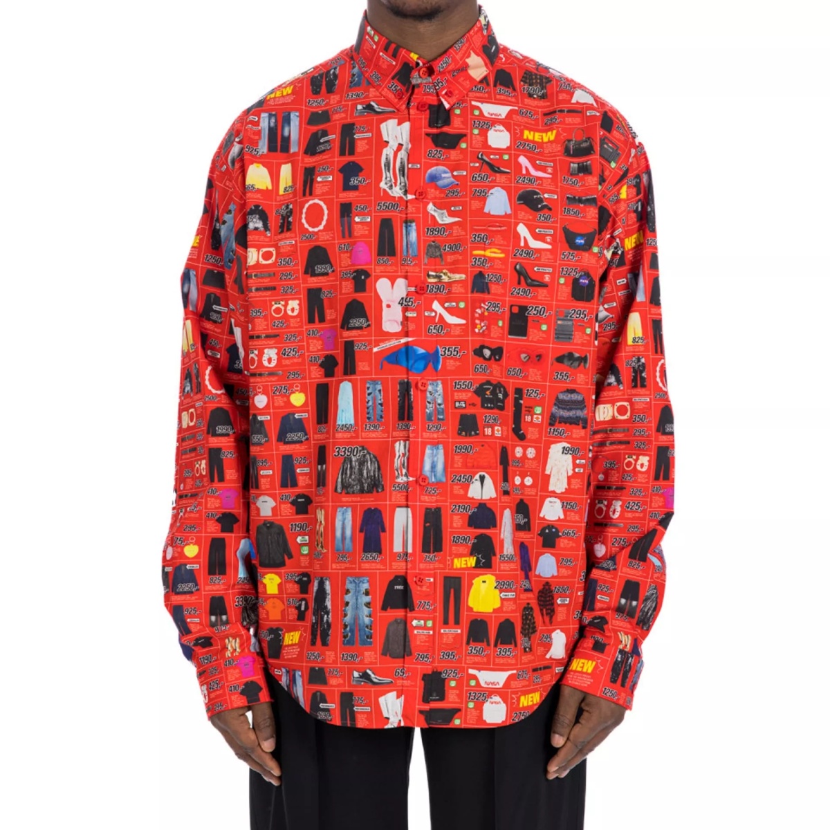 Camasa Balenciaga Printed Shirt - Img 2