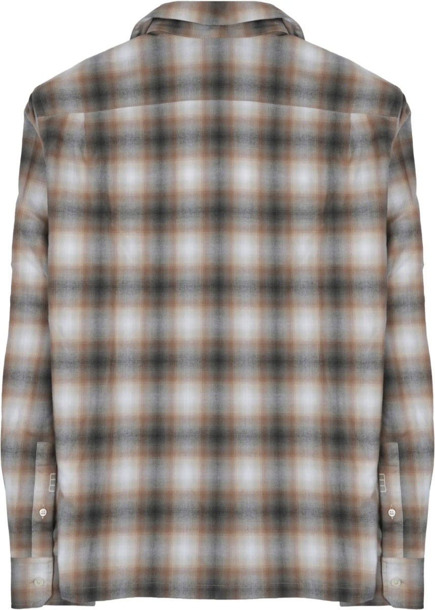 Camasa casual Camicia Con Stampa Check - Img 2