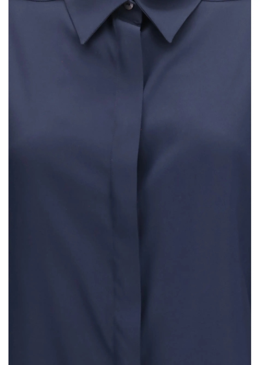 Camasa casual Silk Shirt with back gathering - Img 3
