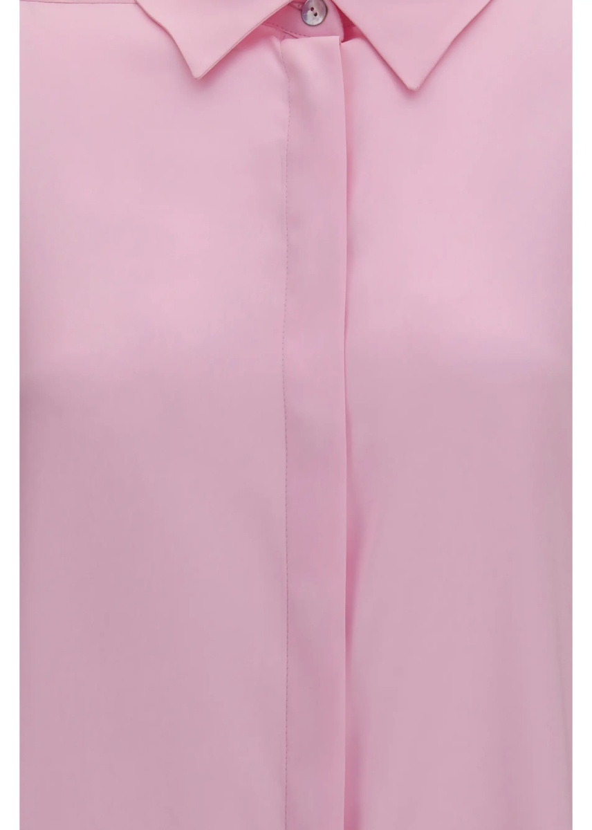 Camasa casual Silk Shirt with back gathering - Img 3