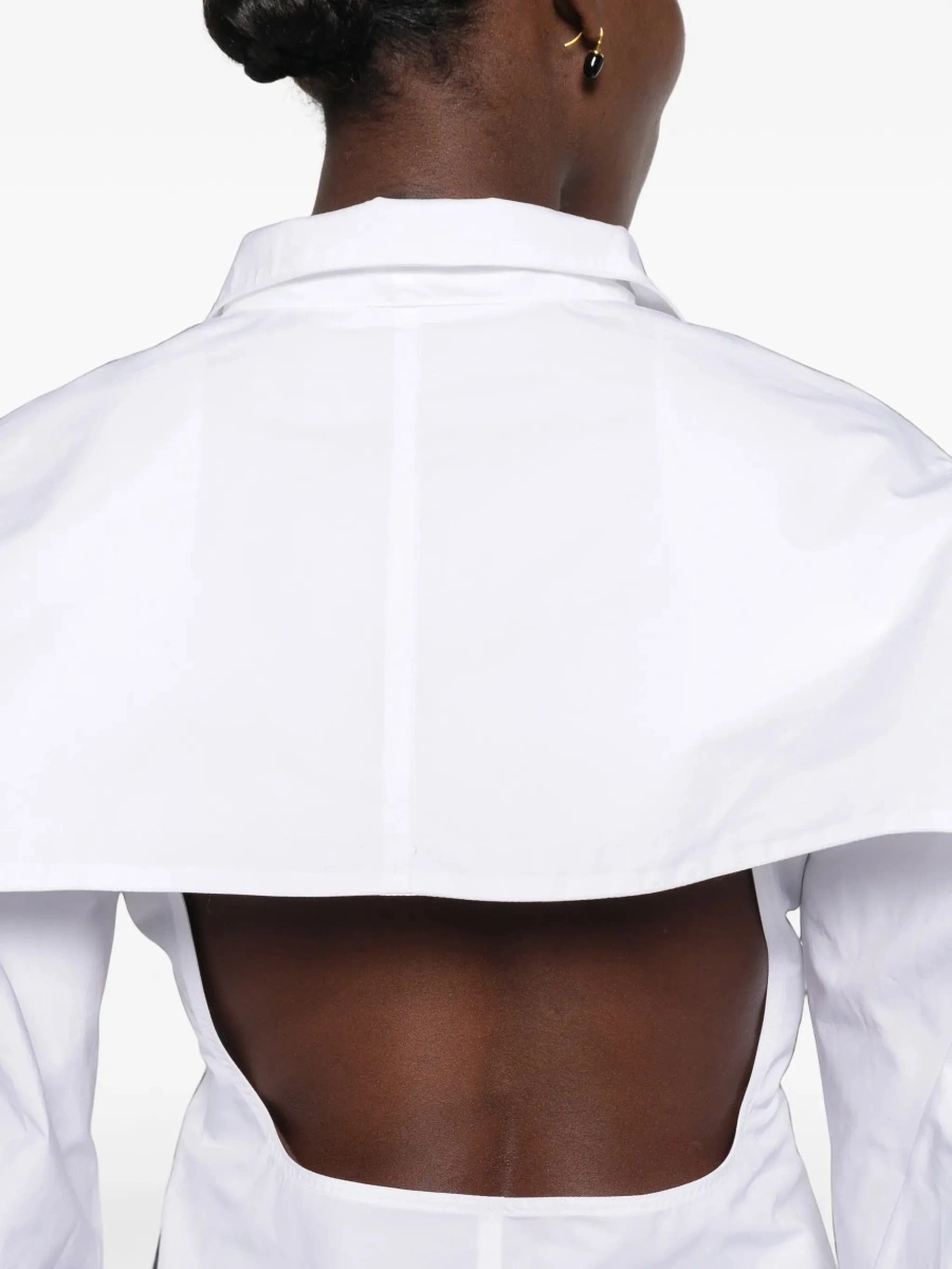 Camasa casual Tulipe cotton-poplin Shirt - Img 5