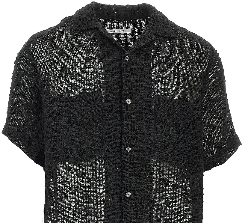 Camasa 'Dexter' cotton and linen-blend shirt - Img 2