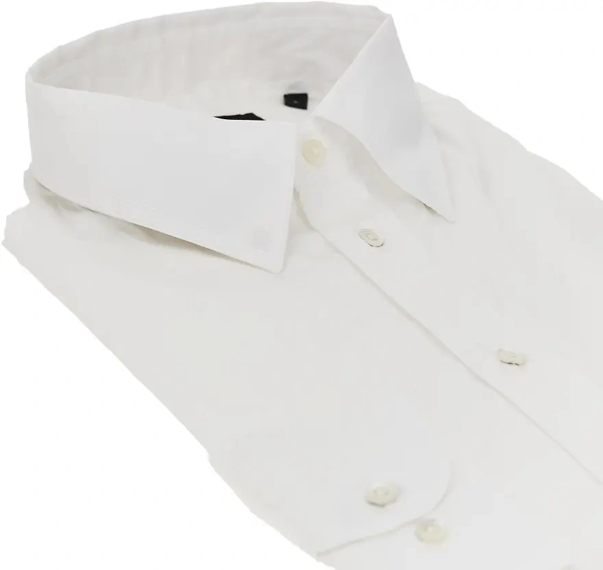 Camasa Emporio Armani alba din bumbac si poplin - Img 2