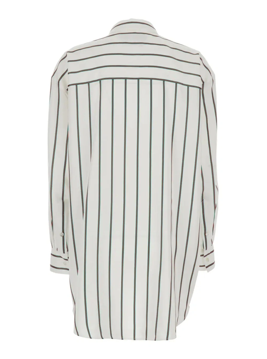 Camasa Gucci alba din jacquard si matase - Img 2