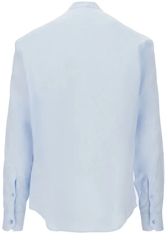 Camasa Guru collar linen shirt - Img 3
