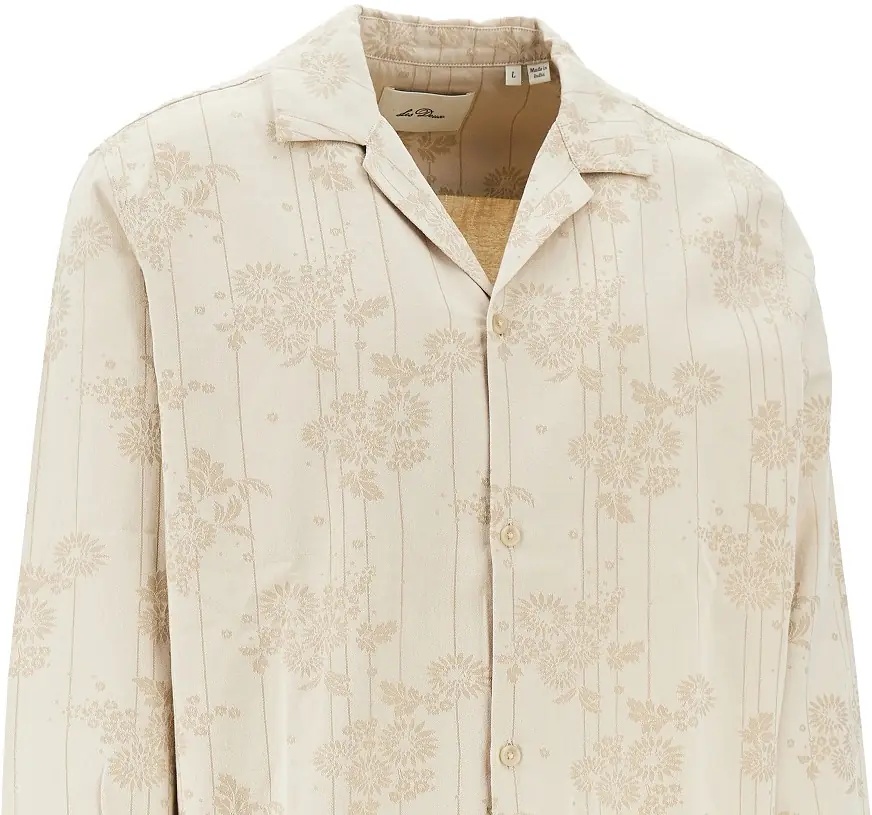 Camasa 'Jasper' jacquard cotton shirt - Img 2