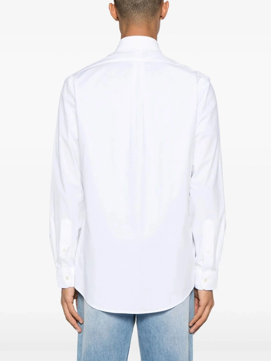 Camasa Ralph Lauren alba din bumbac 'Custom Fit' - Img 6