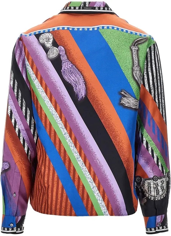 Camasa Silk twill shirt with Formula 6 print - Img 3