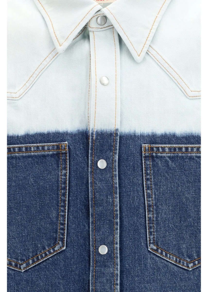 Camasi Dip-dye denim Shirt - Img 3