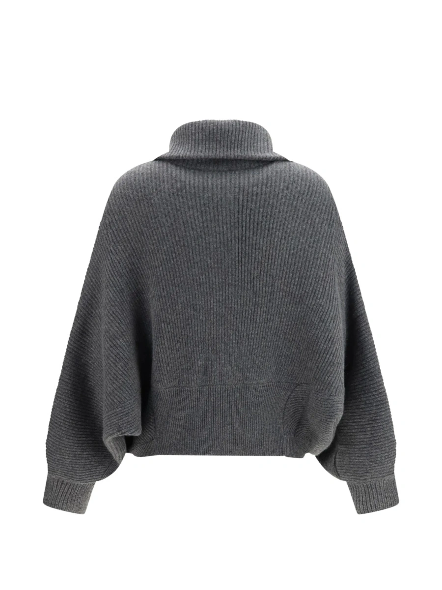 Cardigan Brunello Cucinelli gri - Img 2