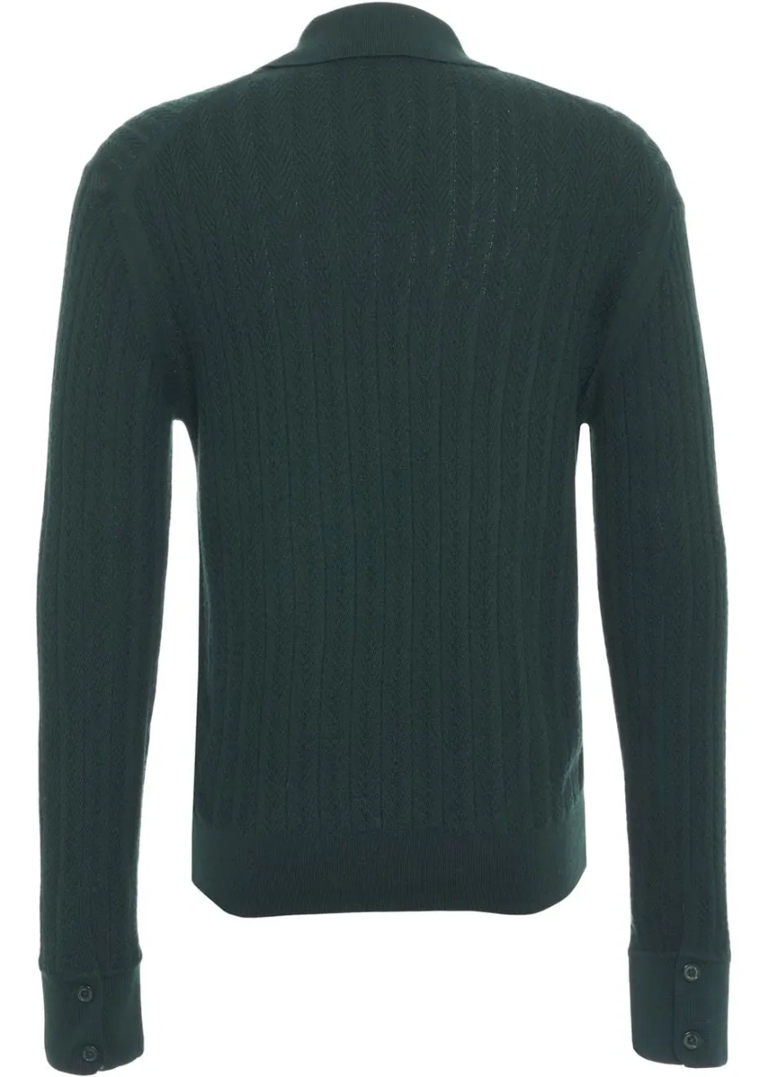 Cardigan Cardigan with polo collar - Img 2