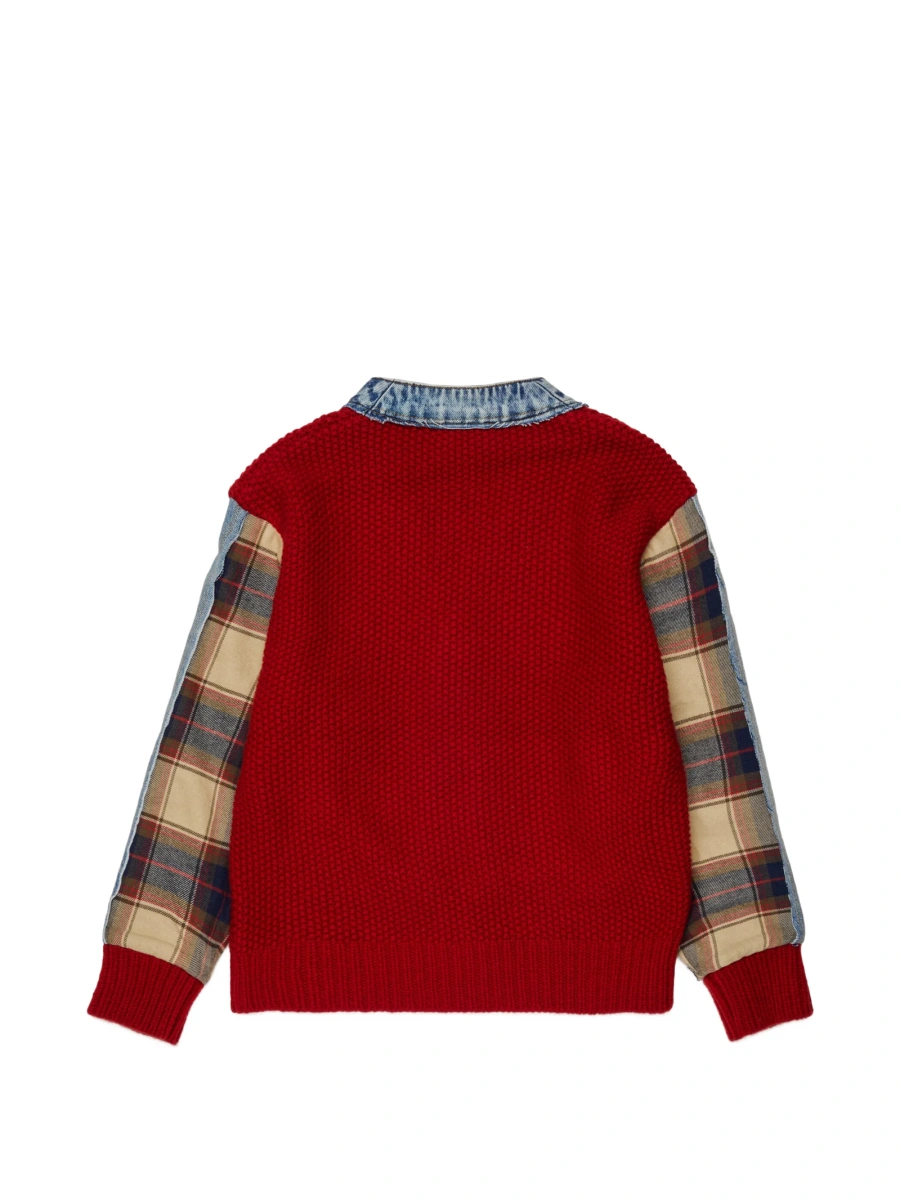 Cardigan DSQUARED2 rosu - Img 2