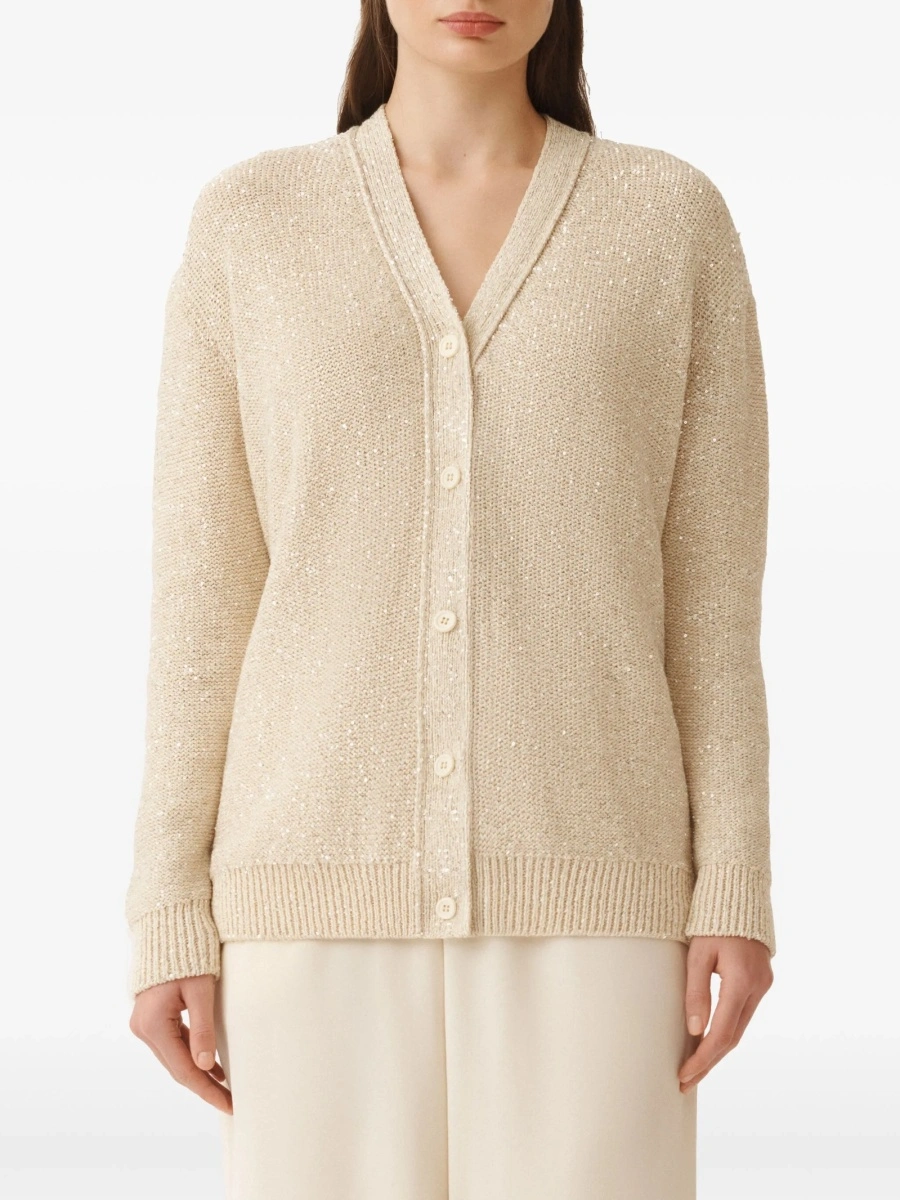 Cardigan Fabiana Filippi maro - Img 3