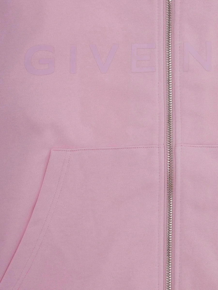 Cardigan Givenchy roz din bumbac - Img 5
