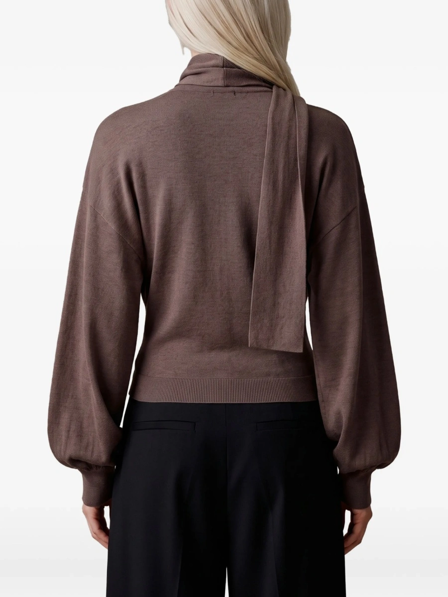 Cardigan JACQUEMUS maro - Img 3