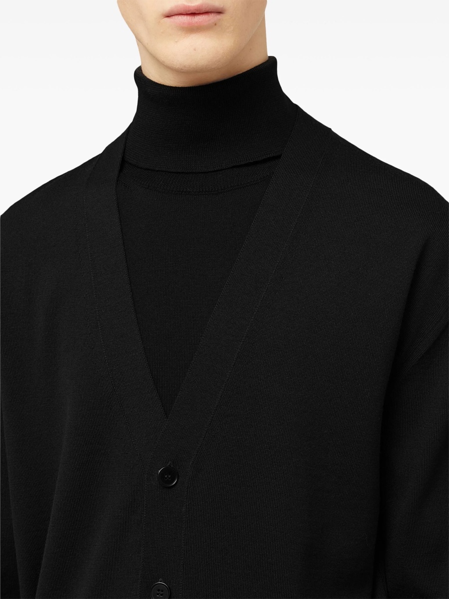 Cardigan Jil Sander negru - Img 5