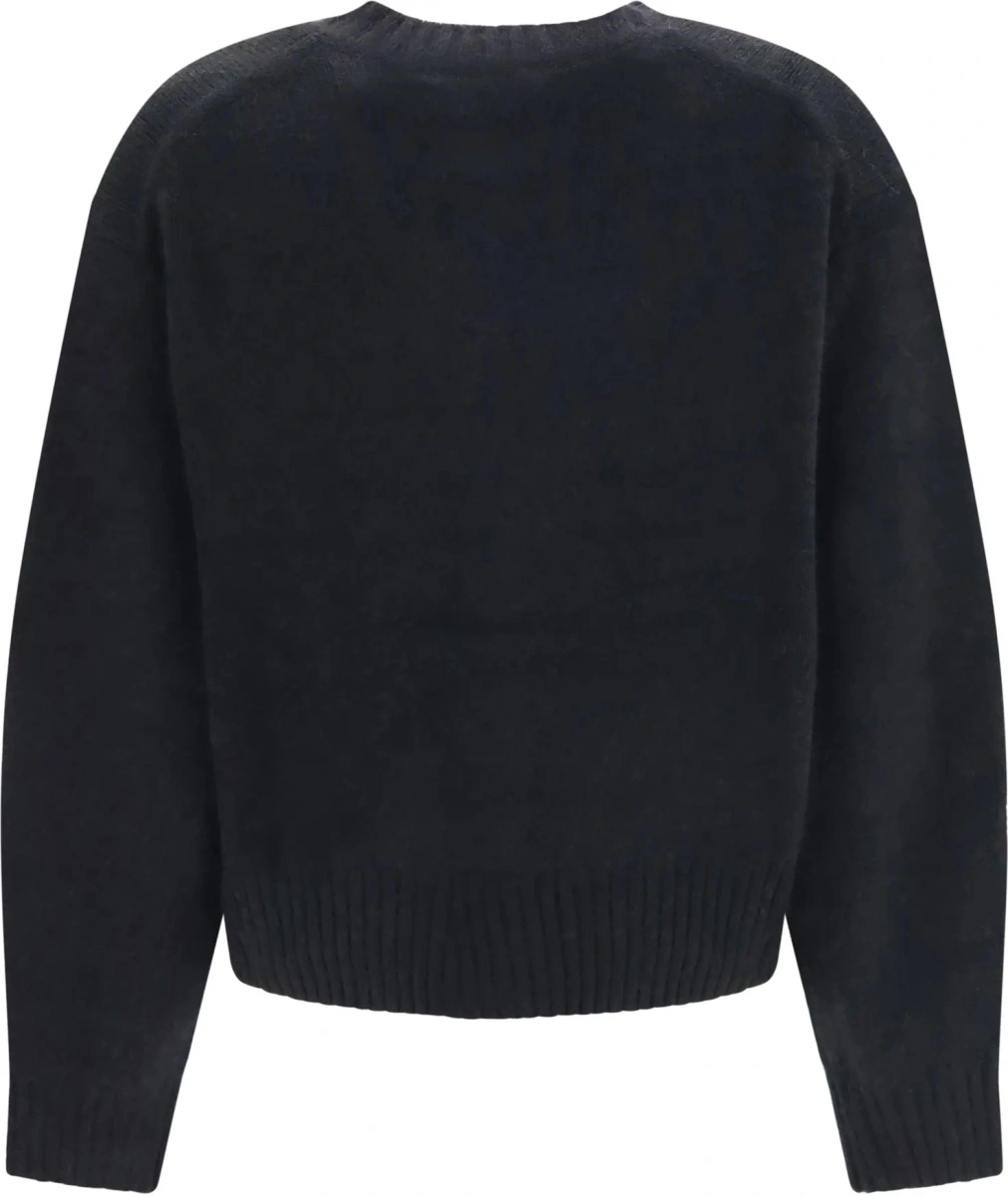 Cardigan LOULOU DE SAISON negru din lana - Img 2