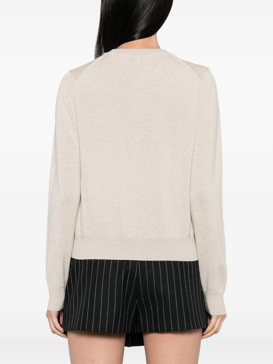 Cardigan MAISON KITSUNÉ neutru - Img 4