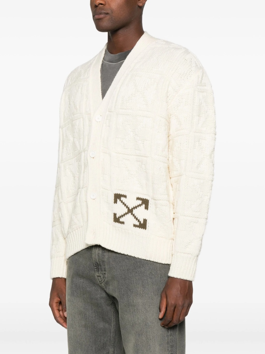 Cardigan Off-White neutru - Img 3