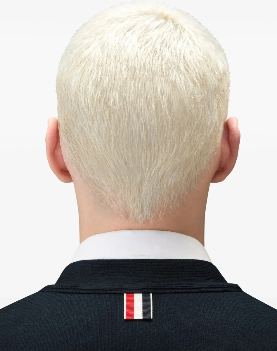 Cardigan Thom Browne albastru din bumbac - Img 7