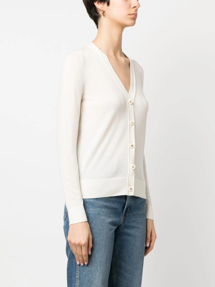 Cardigan Tory Burch alb - Img 3
