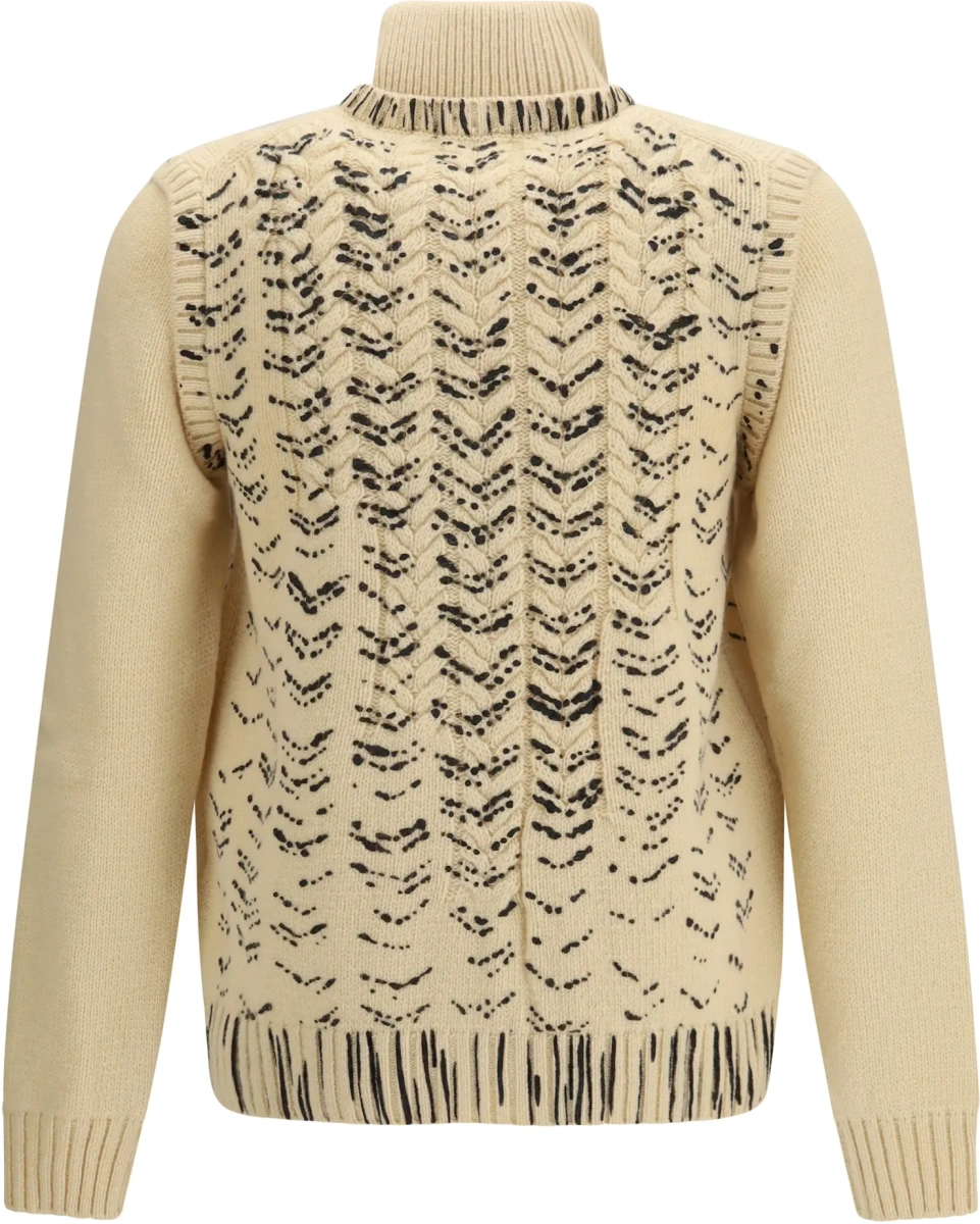 Cardigan Virgin wool zip Cardigan - Img 2