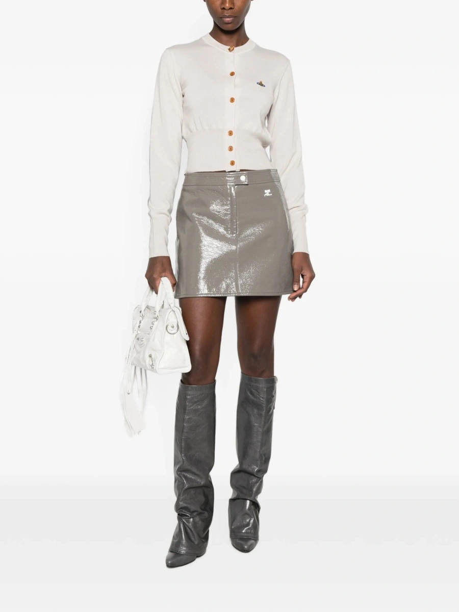 Cardigan Vivienne Westwood neutru din lana - Img 2