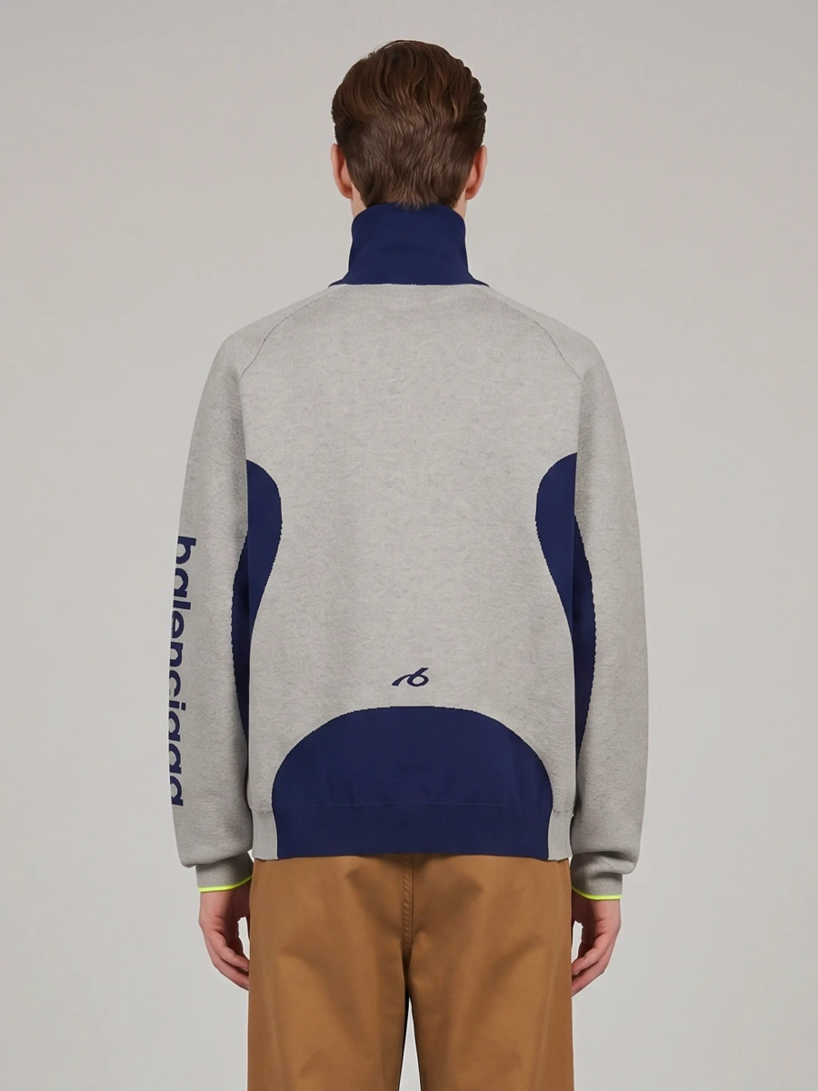 Cardigan Zip-Up Knit Cardigan - Img 3