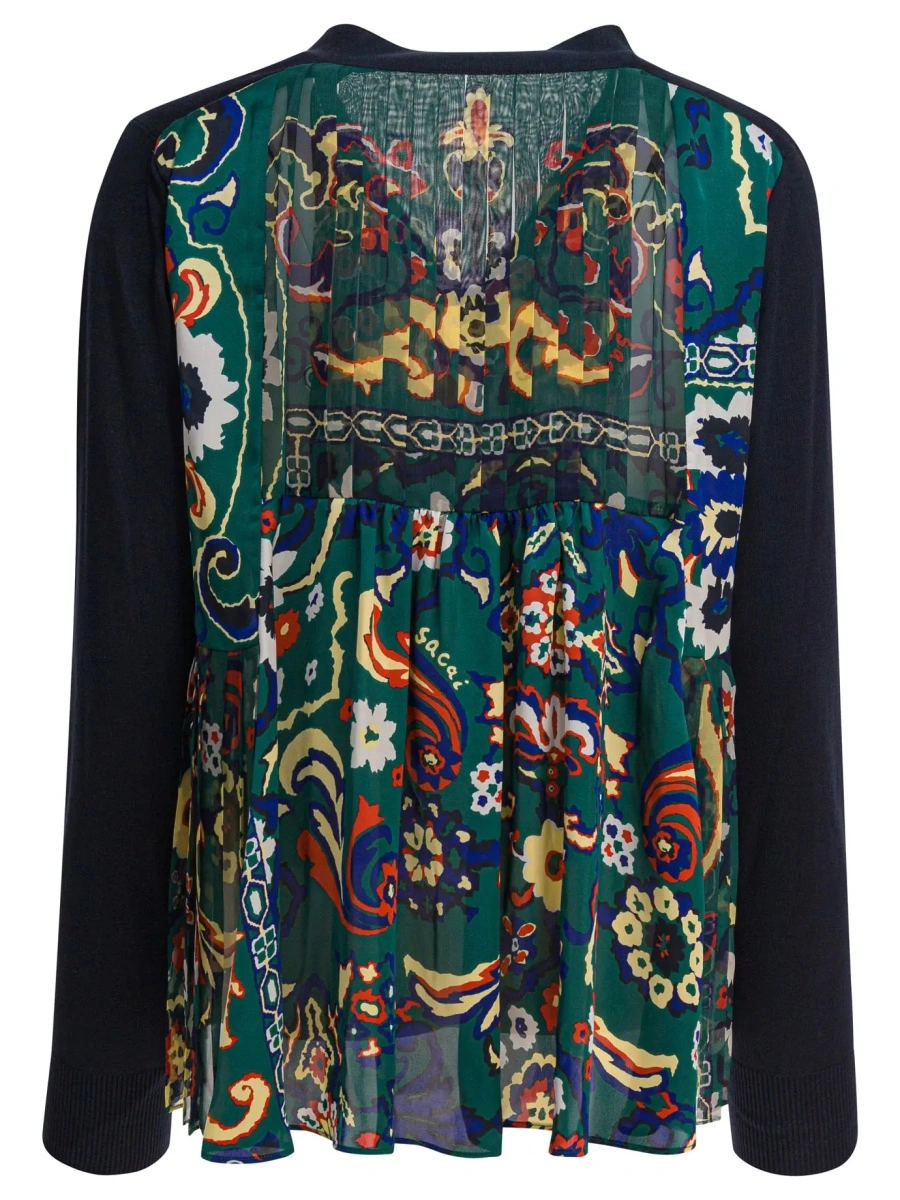 Cardigane Cardigan with floral print - Img 2