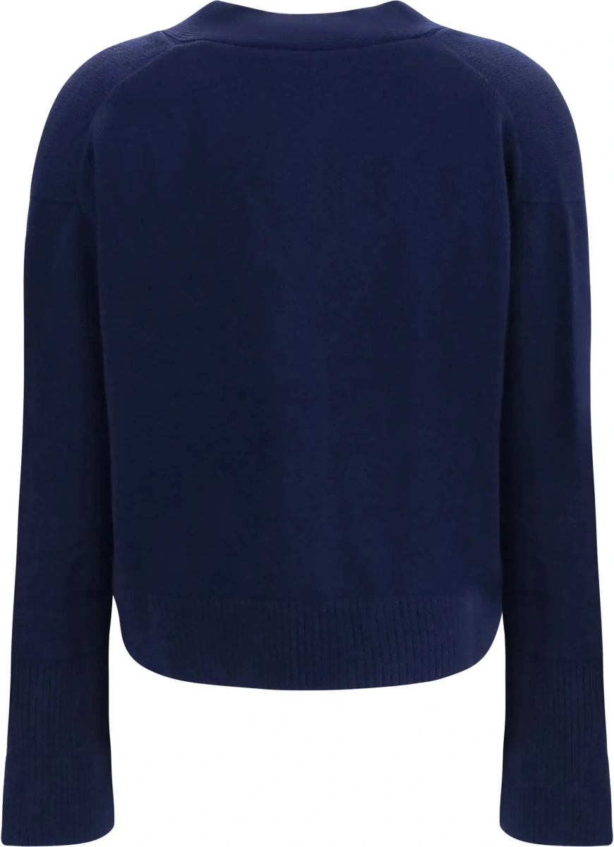 Cardigane Cashmere V-neck buttoned Cardigan - Img 2