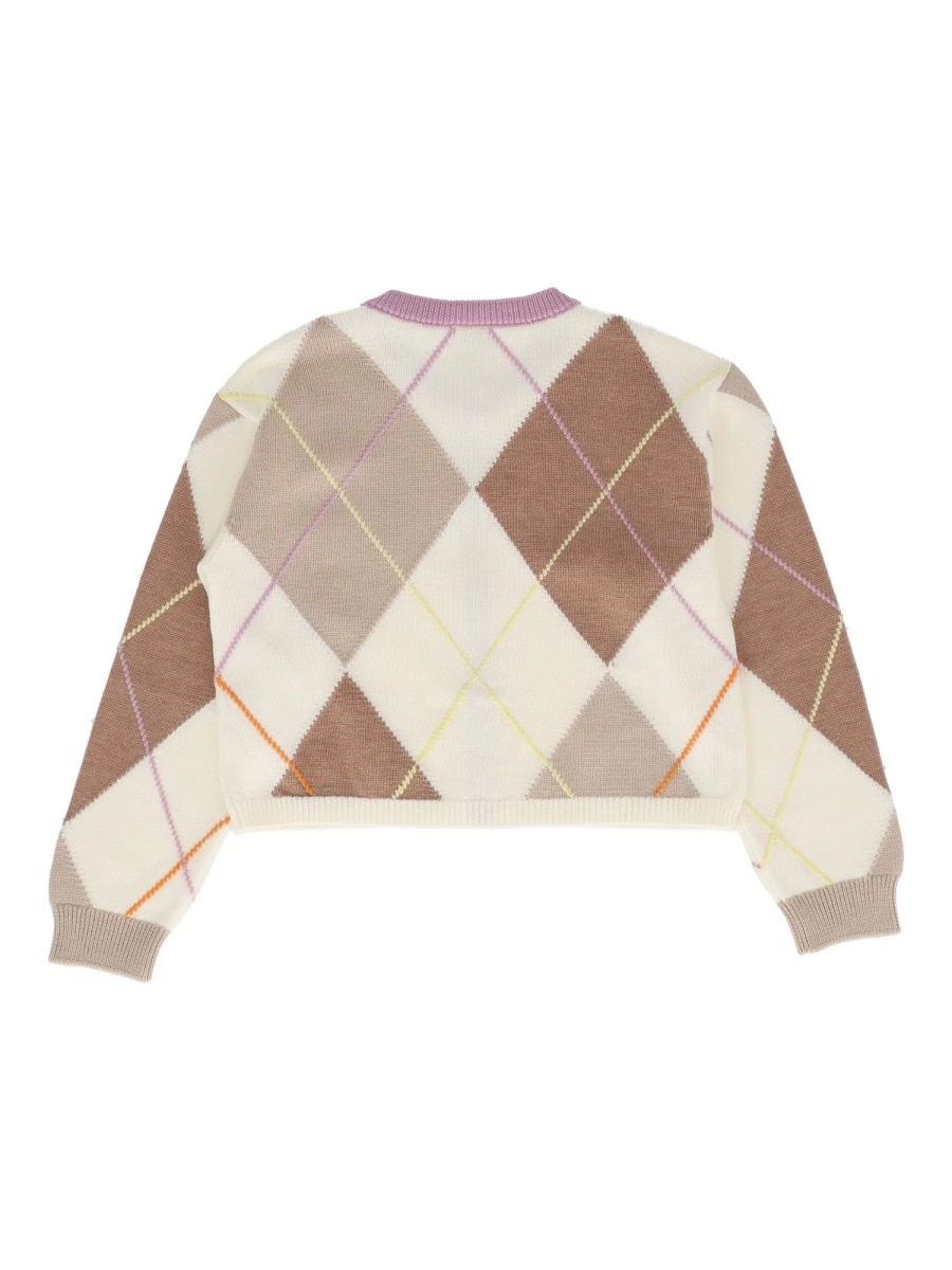 Cardigane FF ARGYLE KNIT CARDIGAN - Img 2