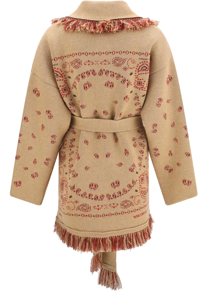 Cardigane Icon jacquard Cardigan with belt - Img 2
