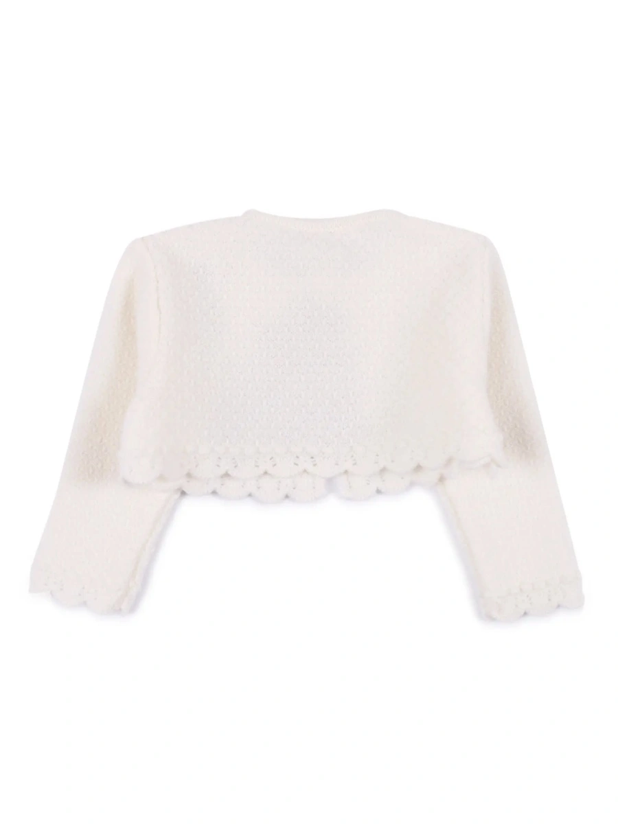 Cardigane KNIT NEWBORN SHORT CARDIGAN "PAZ OI 25-26" - Img 3