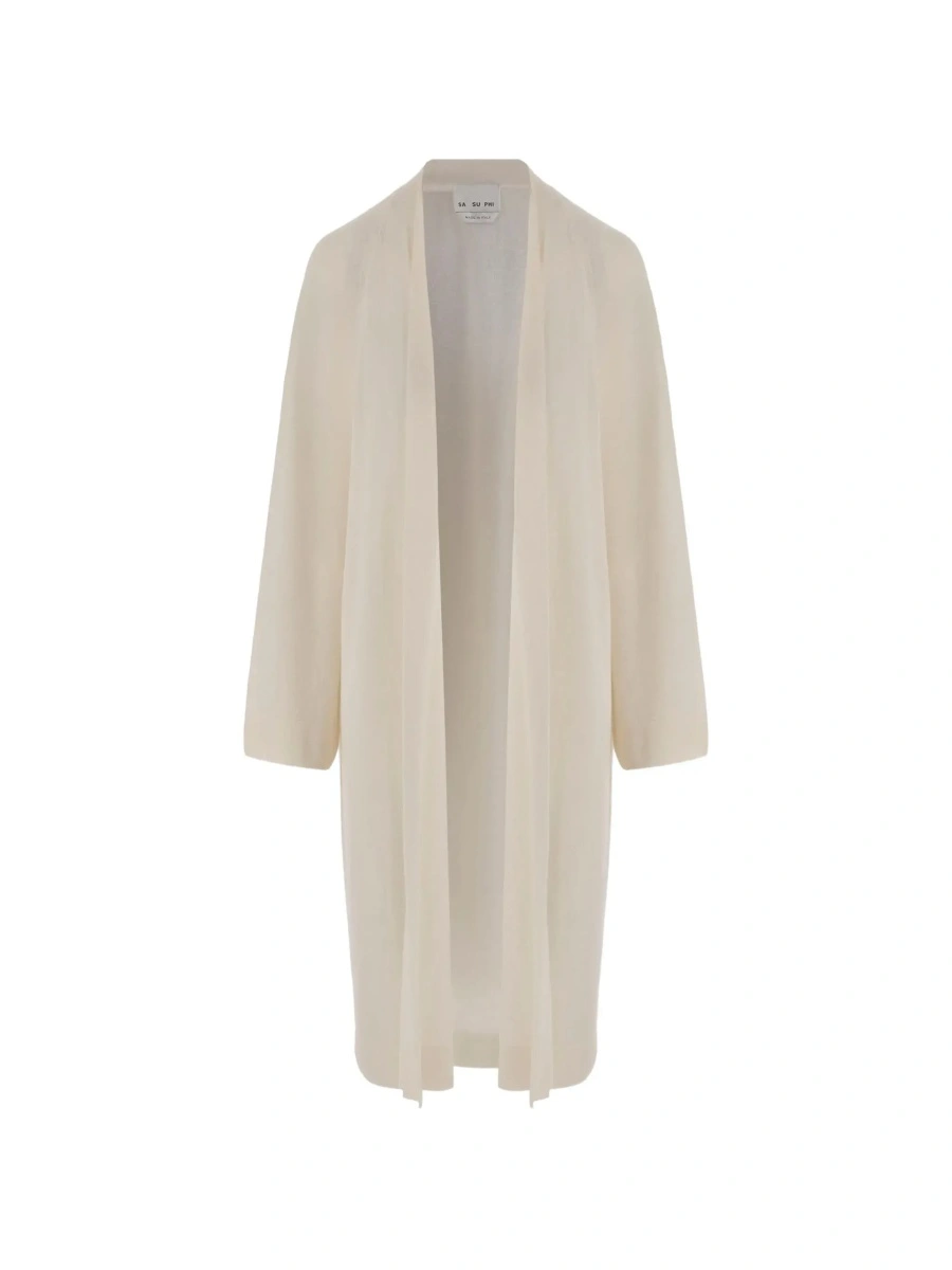 Cardigane Silk blend long cardigan - Img 7
