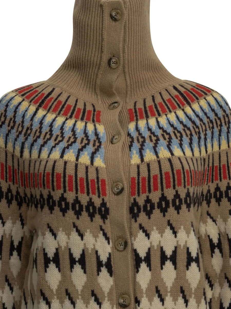 Cardigane Wool and Cashmere Cardigan - Img 3
